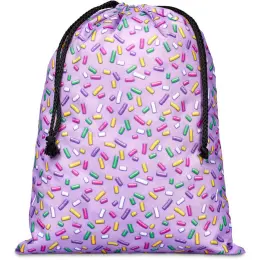 Hoppla Benguela Jumbo Polyester Drawstring Pouch Branded Back